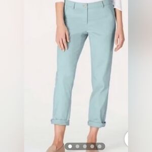 J Jill Live In Chino Women's Light Pastel Blue Pants